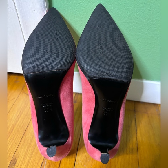 Authentic Giorgio Armani- suede pumps - Picture 2 of 4